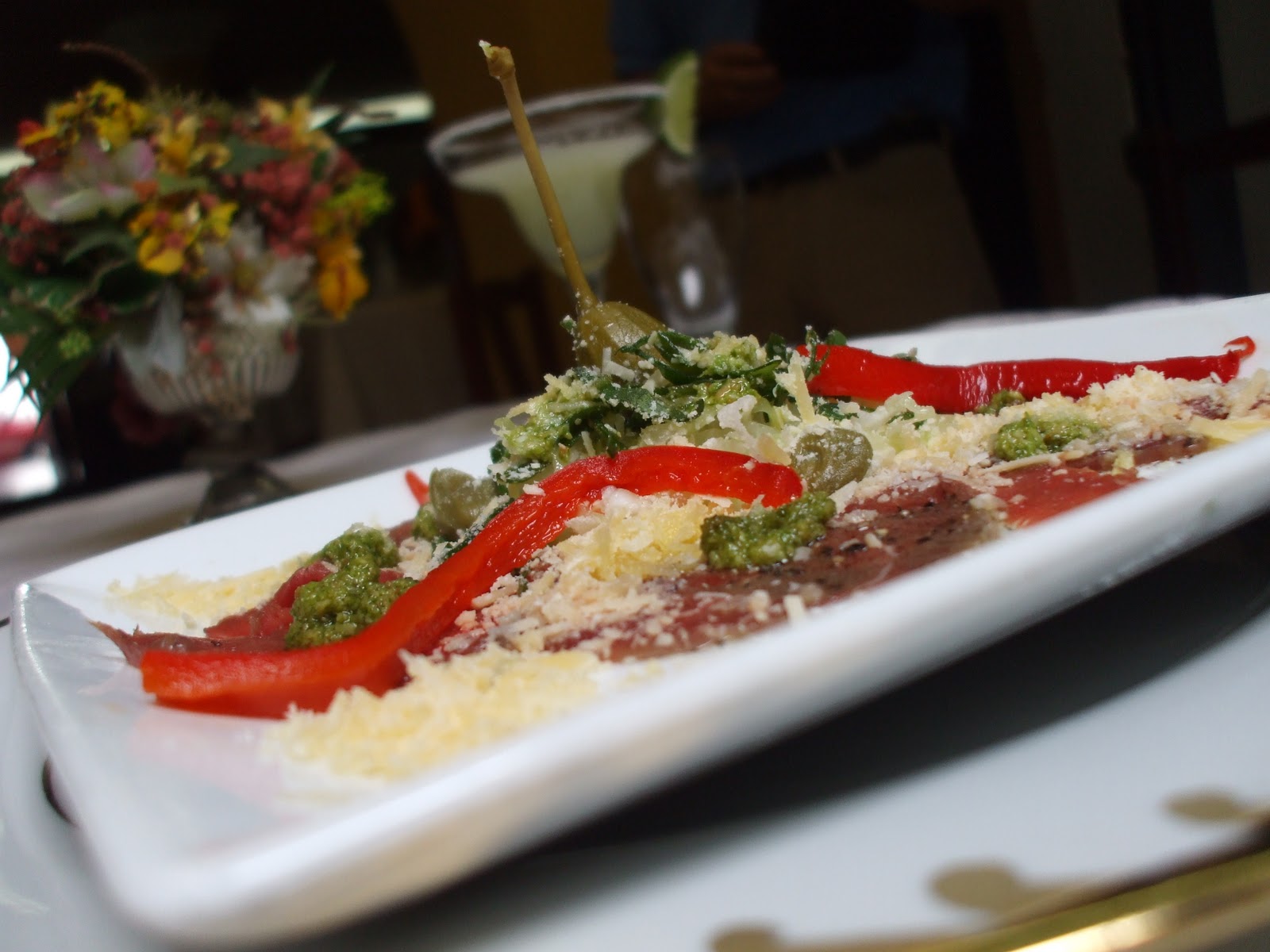 Receta: Carpaccio de res - Hotel Camino Real